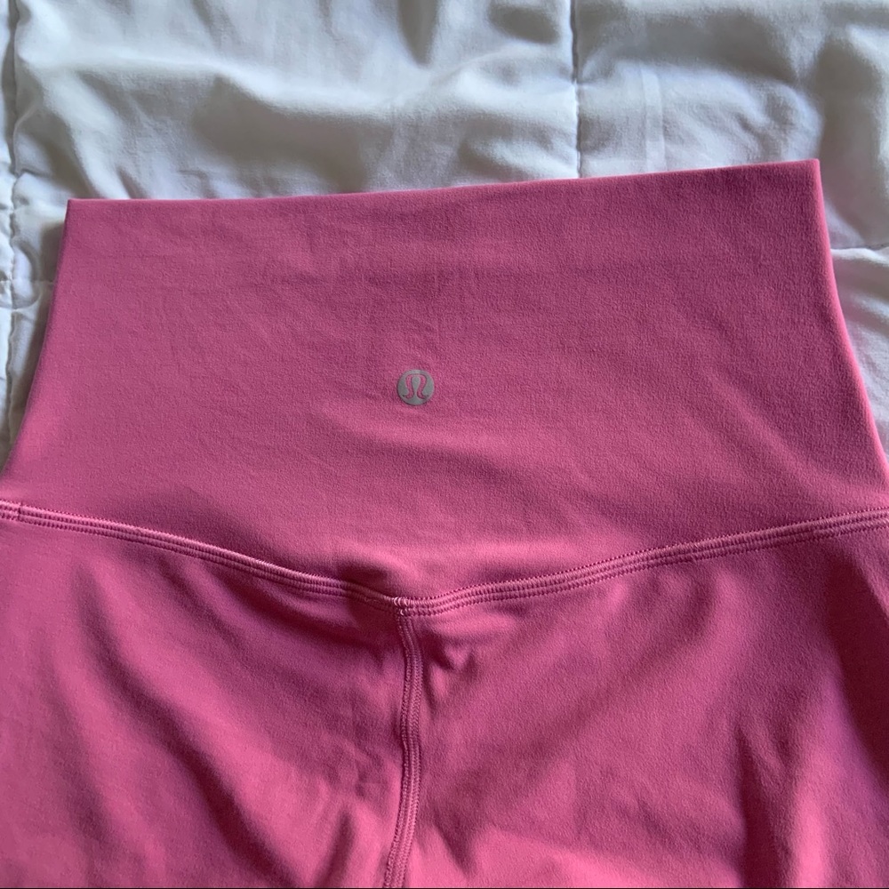 Pink blossom align shorts 4” lululemon